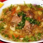 ПРОСТОЙ СУП НА МЯСНОМ БУЛЬОНЕ — супы на первое