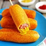 Корн Дог или сосиска в тесте . — выпечка