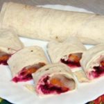 Селедка под шубой в лаваше — салаты