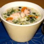 Сливочный суп с лососем — супы на первое