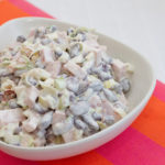 Пикантный салат с фасолью — салаты