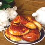 Рогалики с творогом в духовке. — выпечка