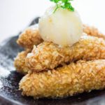 Жареные бананы в овсяных хлопьях — десерты