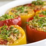 Перец фаршированный в мультиварке — Вторые блюда