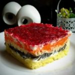 СЛОЕНЫЙ САЛАТ «ЯРМАРКА» С МОРСКОЙ КАПУСТОЙ! — салаты