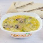 Суп с грибами, рисом и яйцом — супы на первое