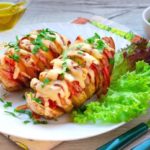 Картошка-гармошка под сырной корочкой — Вторые блюда