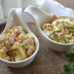 Салат с ветчиной в креманках — салаты