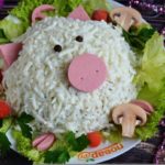Салат «Свинка» на Новый год — салаты