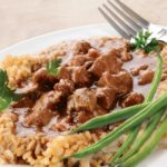 Гуляш из говядины в мультиварке — Вторые блюда