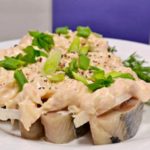 Сельдь в сырном соусе — закуски