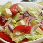 Салат из пекинской капусты и брынзы — салаты