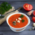 Суп из жаренных с чесноком томатов — супы на первое