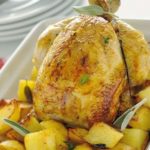 Курица с картофелем в духовке — Вторые блюда