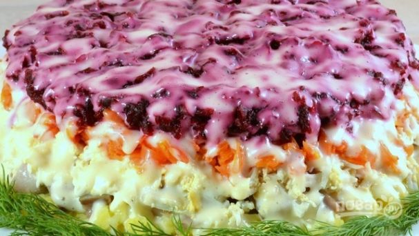 Салат «Шуба» классический — салаты