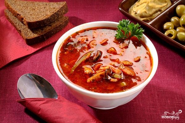 Солянка в мультиварке — супы на первое