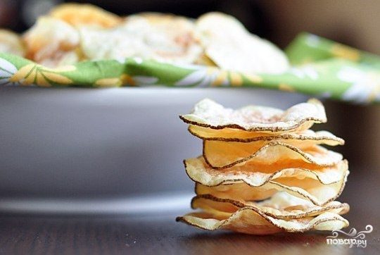 Домашние чипсы в микроволновке — закуски