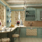 Как выбрать шторы для кухни в стиле прованс